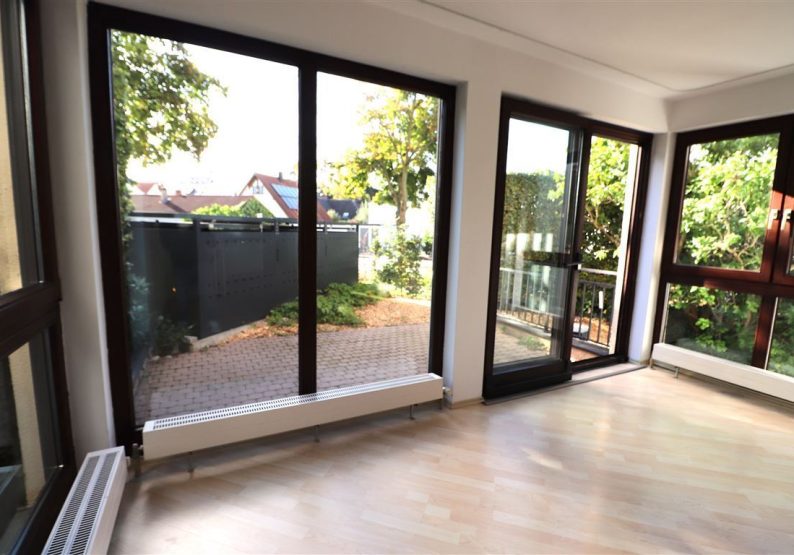 Blick auf die Terrasse