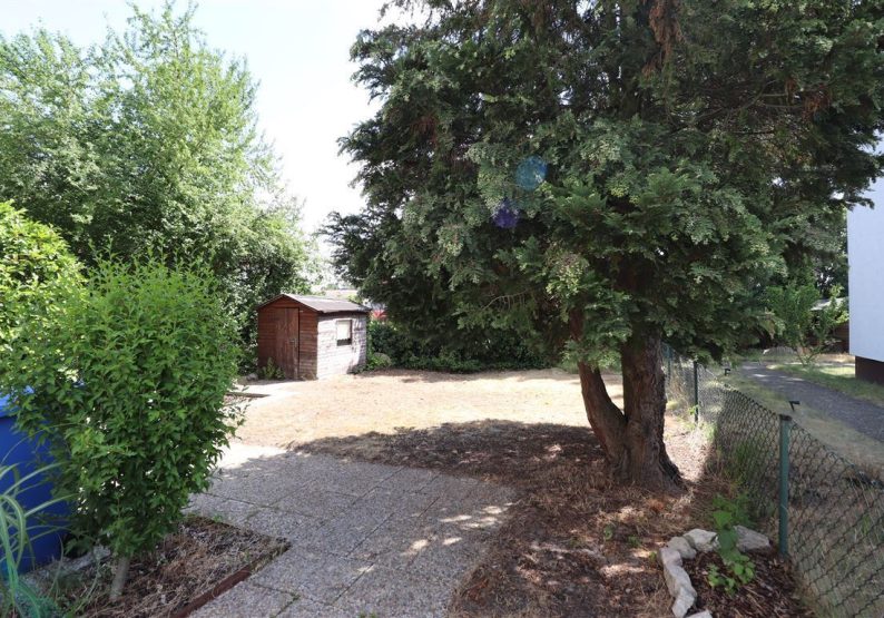 Gartenflächen an drei Seiten